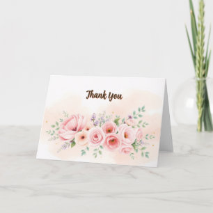 Bonita tarjeta plegada Boda - Diseño personalizado