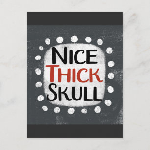 Bonita tarjeta postal gruesa