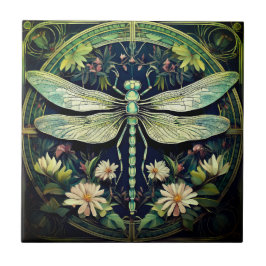 Bonitas baldosas caseras de libélula