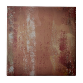 Bonitas baldosas caseras rojas marrones