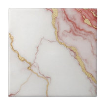 Bonitas baldosas de oro rosa