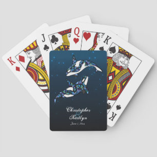 Bonitas cartas de Boda de ballenas de Orca