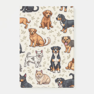 Bonitas notas manuscritas mascotas