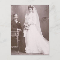 Bonitas tarjetas antiguas de novios y novios, rega