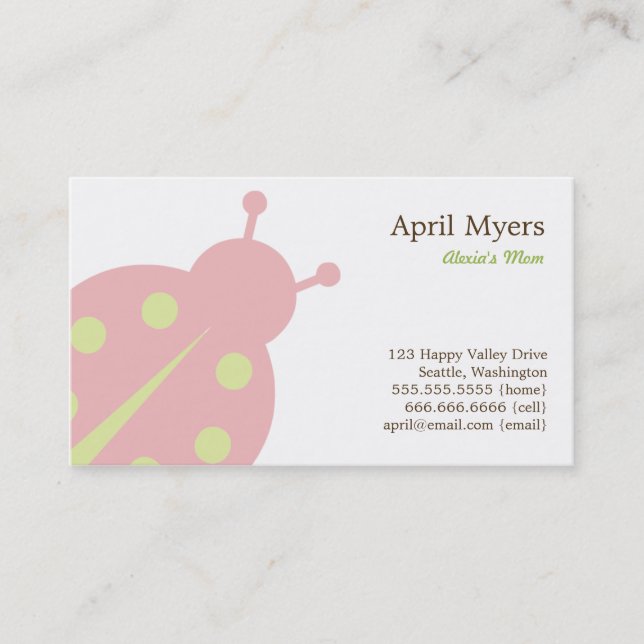 Bonitas tarjetas de mamá (Anverso)