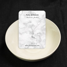 Bonitas tarjetas de presentación de cartones de má