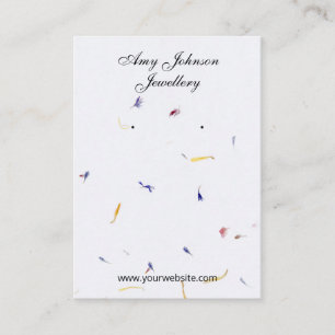 Bonitas tarjetas de presentación de papel Blossom