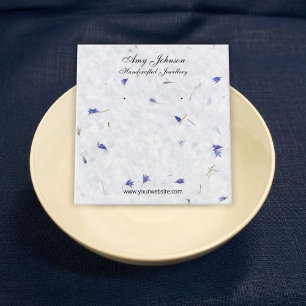 Bonitas tarjetas de presentación de papel floral