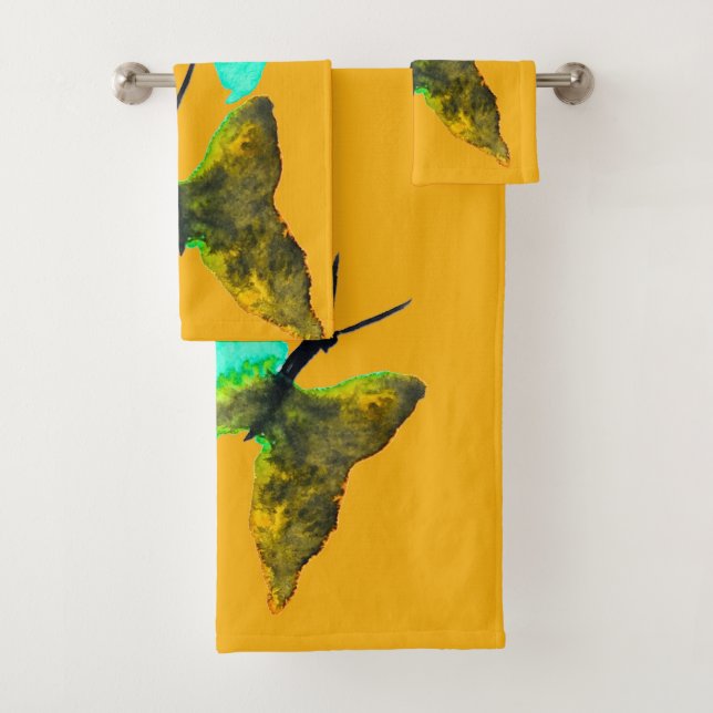 Bonito acuática de color mariposa (In situ)