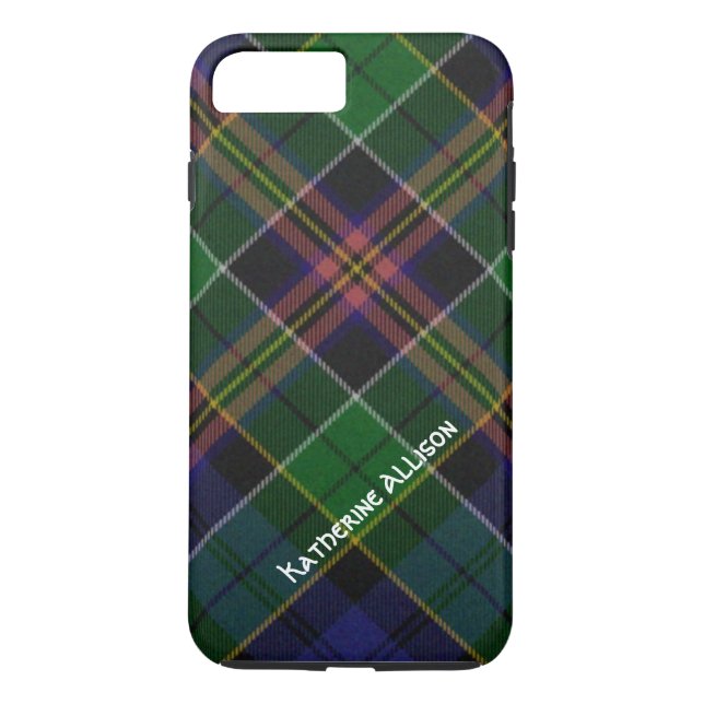 Bonito Allison Tartan Plaid iPhone 7 Plus funda (Reverso)