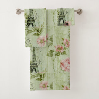 bonito almendrada floral rosa paris torre del eiff