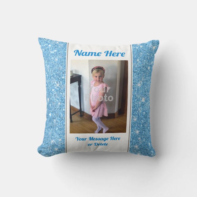 Bonito, almohada de foto a doble cara, personaliza (Anverso)