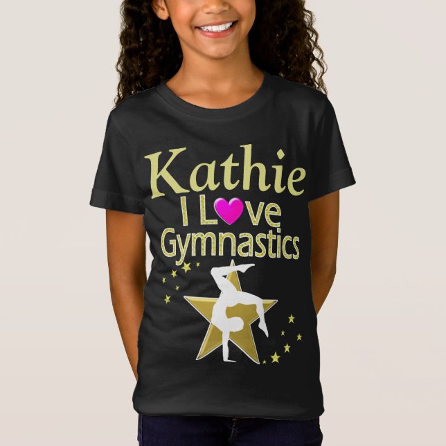 BONITO AMO LA GIMNASTICA PERSONALIZADA EN CAMISA (Anverso)