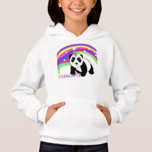 Bonito arcoiris panda unicornio personalizado