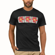 Bonito arte de lirio en la camiseta