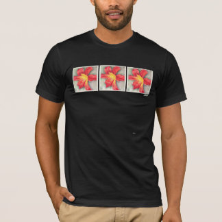 Bonito arte de lirio en la camiseta