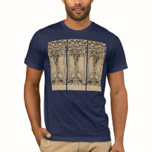 Bonito arte de lirio en la camiseta
