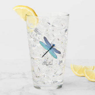 Bonito Blue Dragonfly Beer Beer Beer Pint Glass