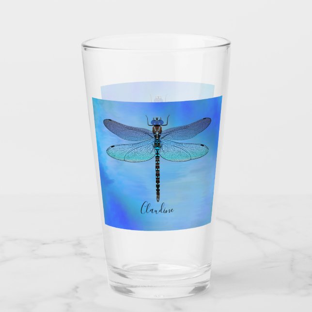 Bonito Blue Dragonfly Beer Beer Beer Pint Glass (Anverso)
