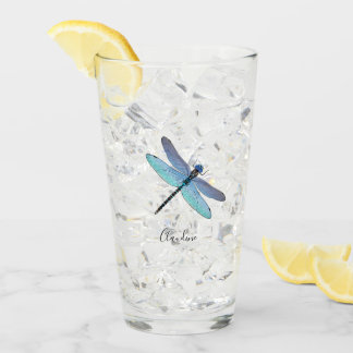 Bonito Blue Dragonfly Beer Beer Beer Pint Glass