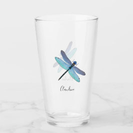 Bonito Blue Dragonfly Beer Beer Beer Pint Glass