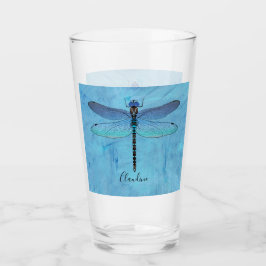 Bonito Blue Dragonfly Beer Beer Beer Pint Glass