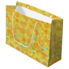 Bonito Bolsa de regalo grande de Daffodils de amar