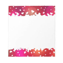 Bonito borde cardíaco volador - Bloc de notas