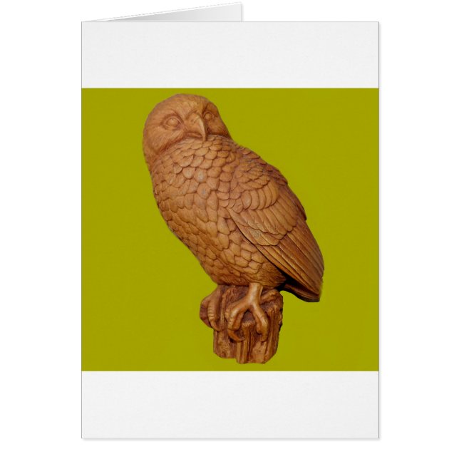 bonito búho marrón (Frente)