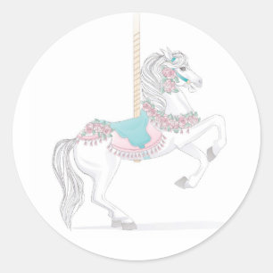 Bonito Carousel Horse Pegatina