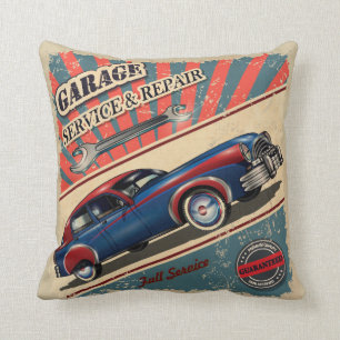 Bonito Cojín decorativo de taller de reparación au