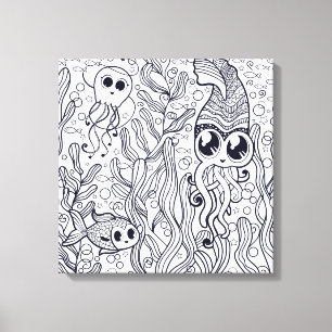 Bonito Color Me - Lienzo (brillante)