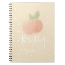 Bonito como cuaderno de melocotón