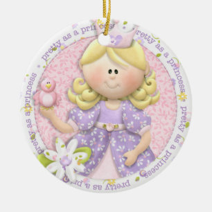 Bonito como ornamento de la foto de la princesa