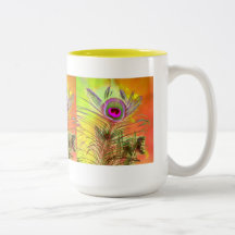 Bonito como taza de café Peacock