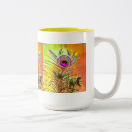 Bonito como taza de café Peacock