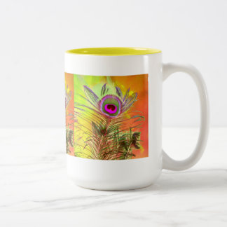 Bonito como taza de café Peacock