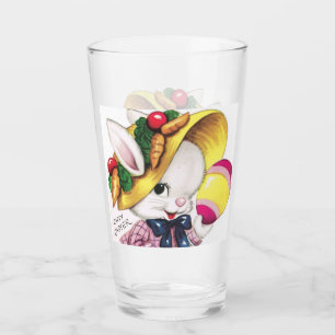 bonito conejo retro vintage de Pascua Holiday