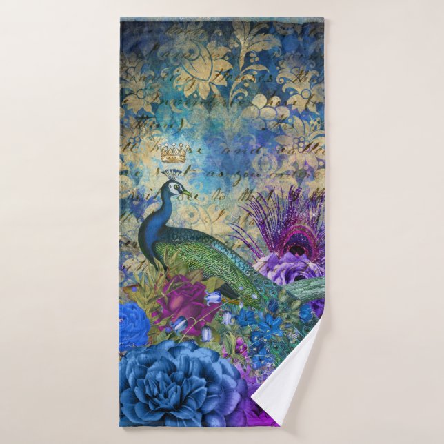Bonito conjunto elegante de toallas de baño Peacoc (Toalla de baño)