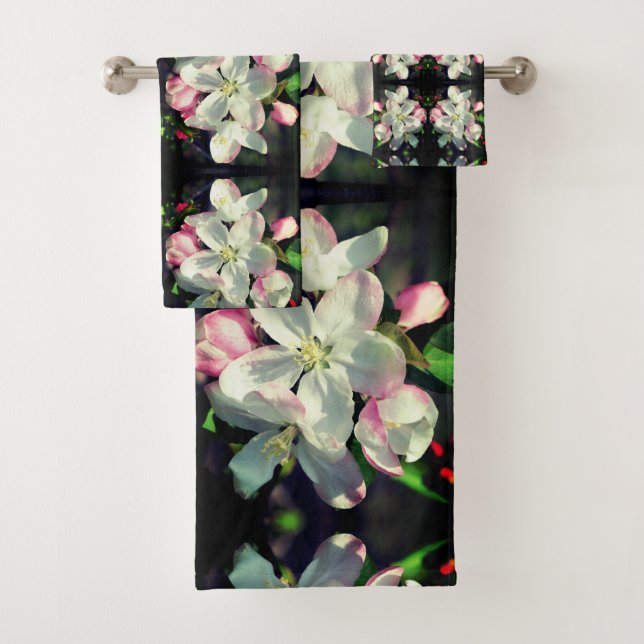 Bonito Crabapple Spring Flower Blossoms Resumen (In situ)