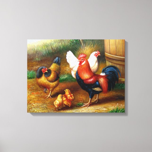 bonito cuadro de lienzo vintage 20 (Anverso)