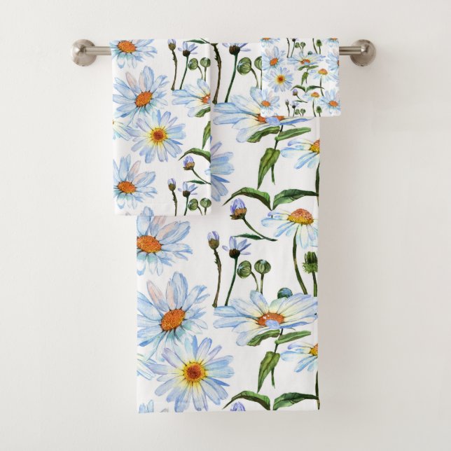 Bonito Daisy Flower Lover Baño Decoración (In situ)