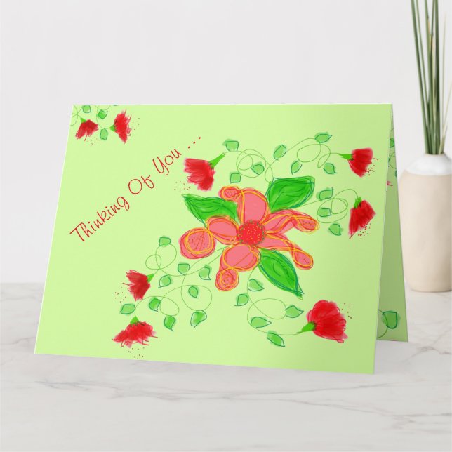 Bonito De La Tarjeta De Nota (Anverso)