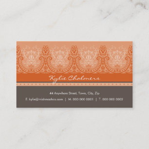 Bonito de la TARJETA de VISITA detallado