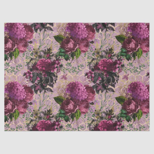 Bonito diseño de la serie Bee 14 papel de tejidos (Anverso)