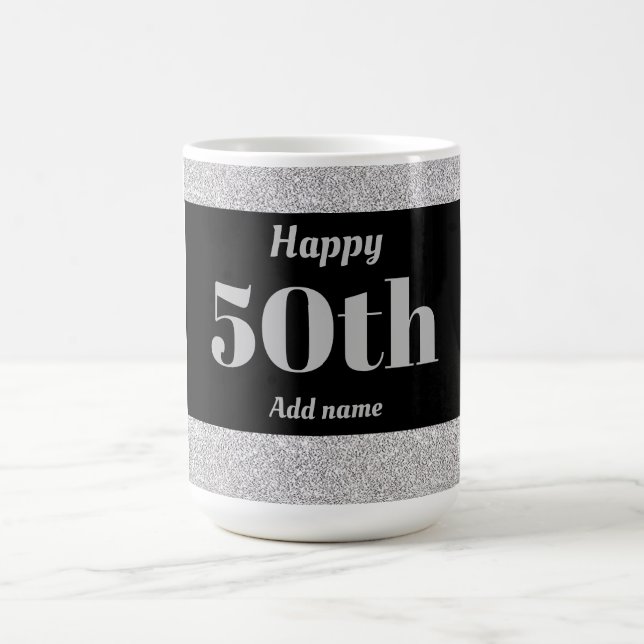 Bonito elegante regalo personalizado de tazas de c (Centro)