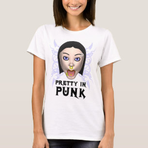 Bonito en camiseta punky