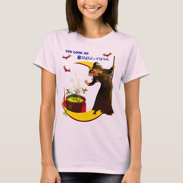 Bonito en camiseta rosada de la temporada de Hallo (Anverso)