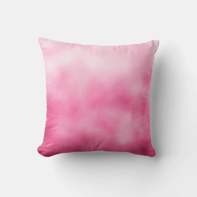 Bonito en Cojín decorativo rosa de tinte inversibl (Anverso)