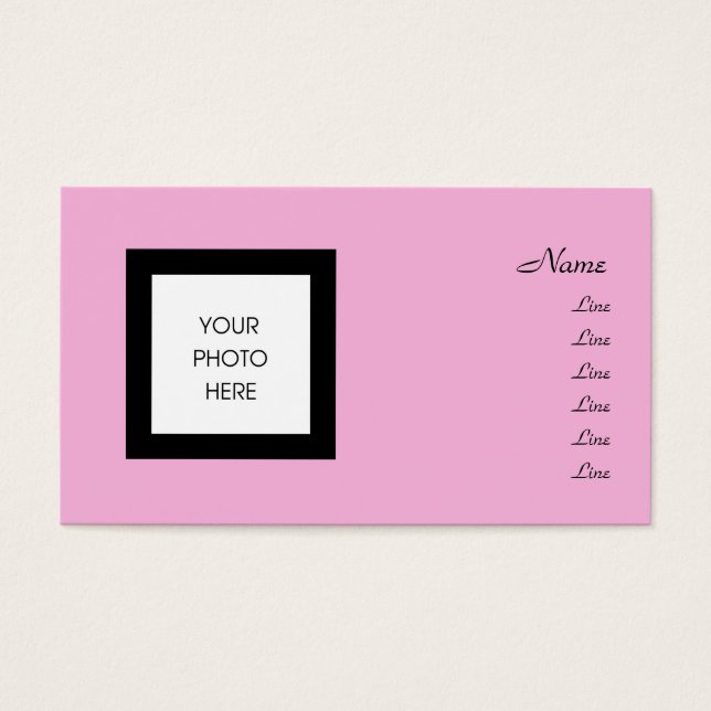 Bonito en marco de foto rosa (Frente)